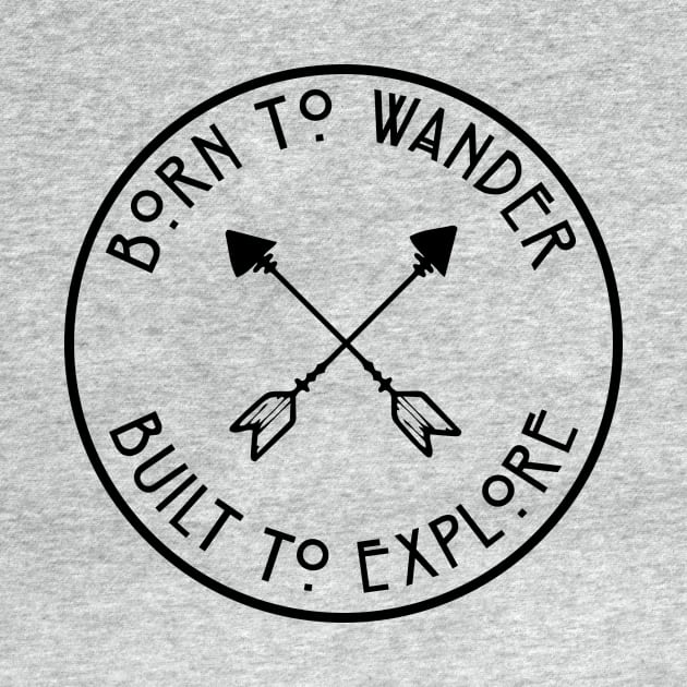 Made to Wander Built to Explore Badge by adcastaway